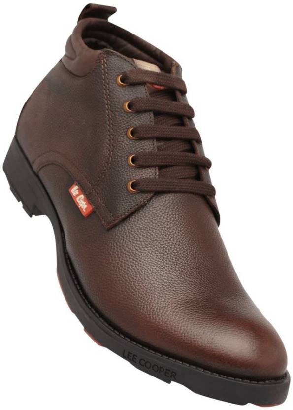 LEE COOPER Lee Copper LC9519 Shoes Brown Boots For Men - Buy LEE COOPER Lee  Copper LC9519 Shoes Brown Boots For Men Online at Best Price - Shop Online  for Footwears in