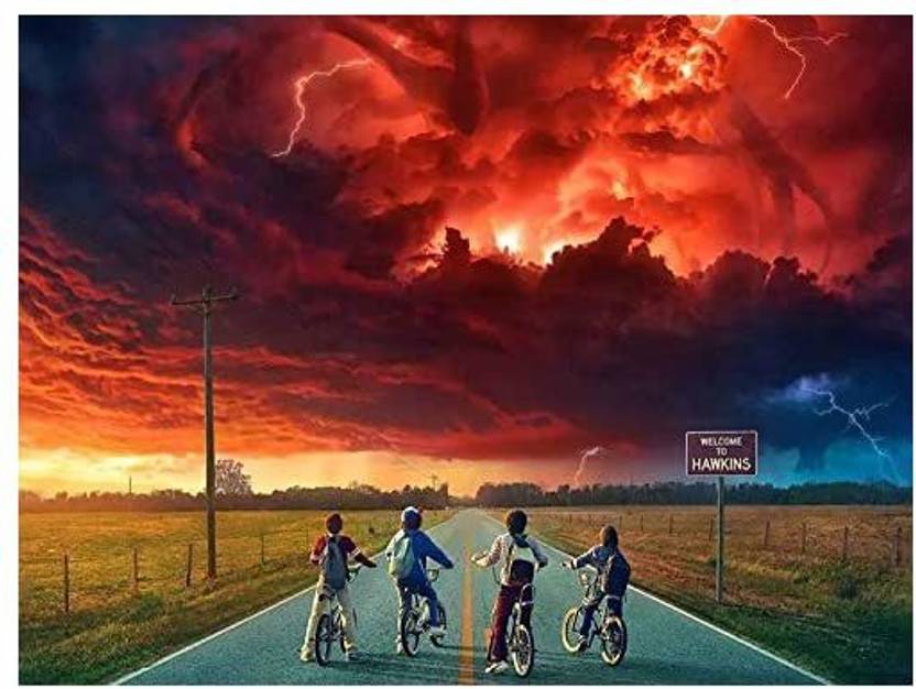 TLart Stranger Things 5D DIY Diamond Painting 15.8X19.6 inches Full