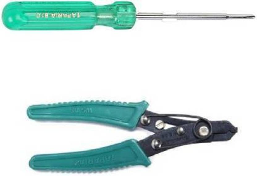 TAPARIA WS06 Cutter and 810 Small Screw Driver ( Combo Set) Wire