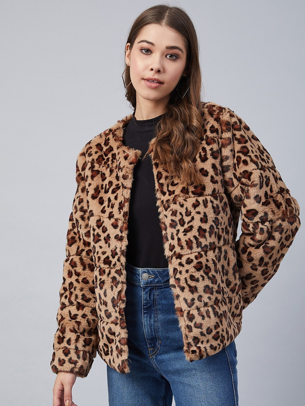 womens tiger print jacket