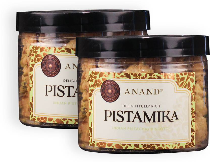 Anand Indian Biscottis Pistamika with Pure Butter and Premium Pista Nut