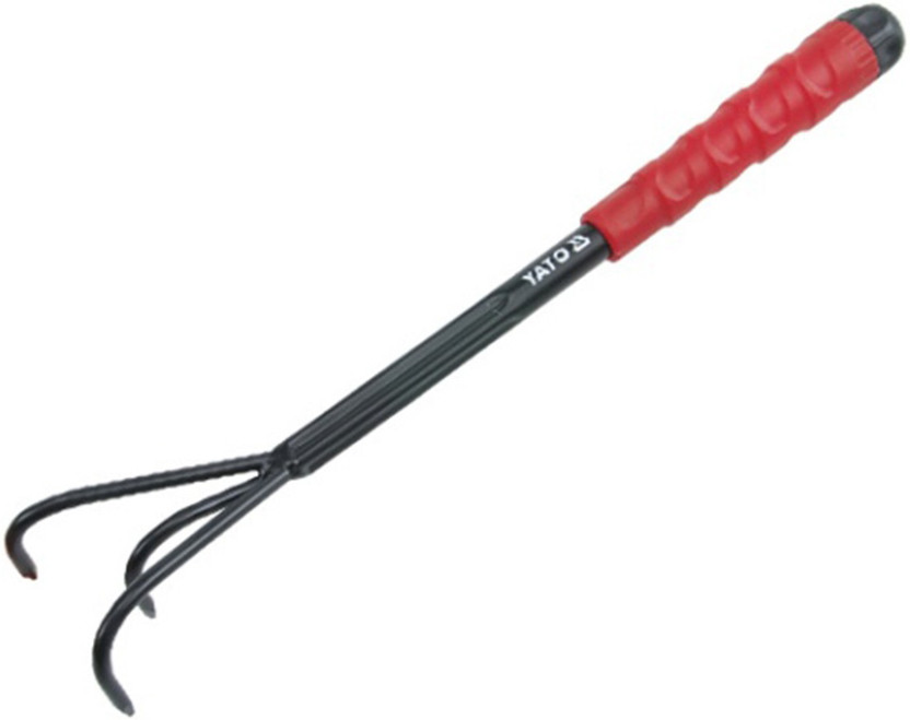 YATO YT-8868 Steel claws - a conditioner with a total length of 42 cm Cultivator 15-3/4 inch Garden Tool Kit(1 Tools)