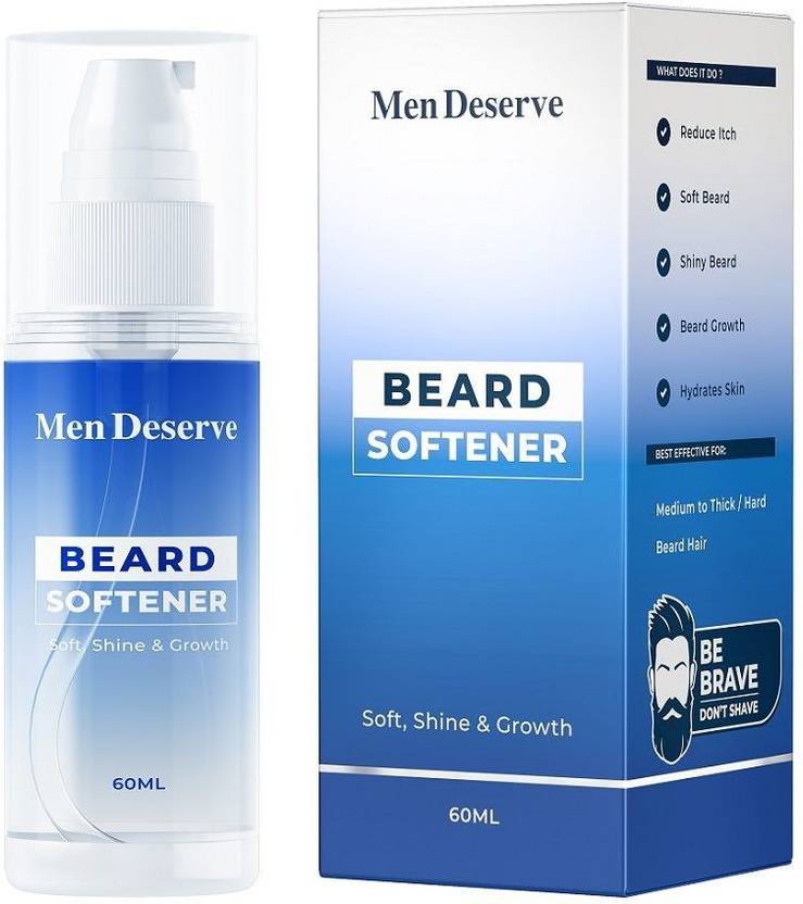 Men Deserve Beard Softener Soft, Shine & Growth Hair Oil Price in