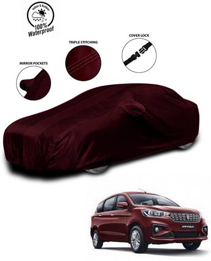 ANTHUB Car Cover For Maruti Suzuki Ertiga (With Mirror Pockets) Price