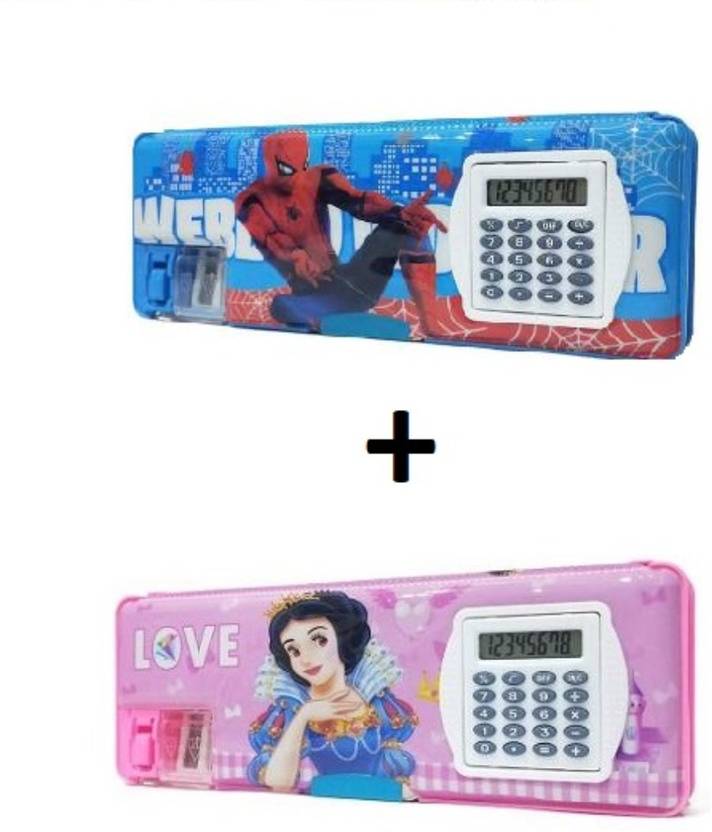 IndusBay Calculator Calculator Art Plastic Pencil Boxes