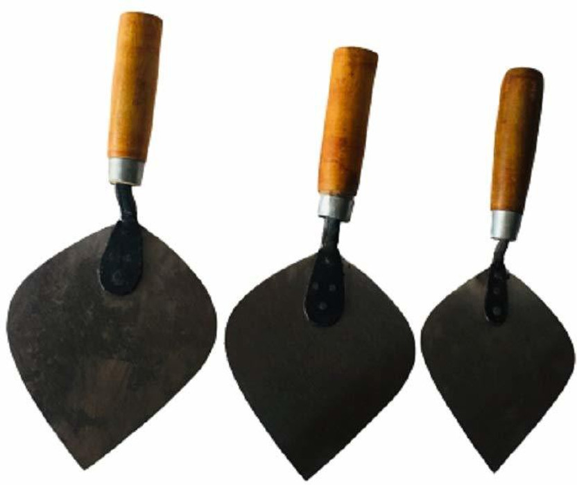 Kenware Trowel with Metal Blade for The Purpose of Construction Metal and Wood Trowel,karni Small, Medium, Large Set (Mason Tool)Garden Trowel 30 cm Garden Trowel
