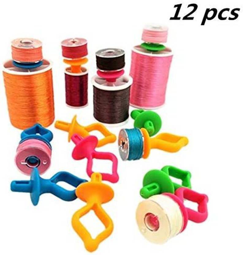 YEQIN Bobbin Holder. Storage your Bobbins on Top of Thread Spools (12