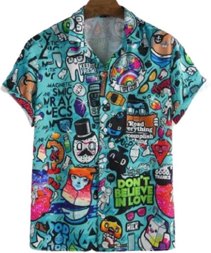 Rayon printed fabric shirts Clearance