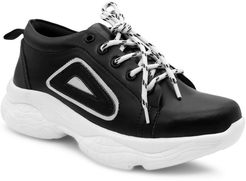 Flipkart black shoes for ladies clearance