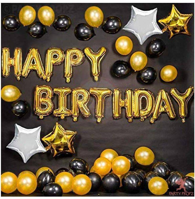 flipkartcom fanex solid happy birthday foil ballon gold 13 letter 2