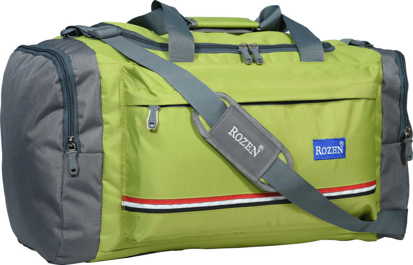 Rozen (Expandable) 701-GREEN 55 Liters Heavy Dutty Travel Luggage Bag Duffel Without Wheels