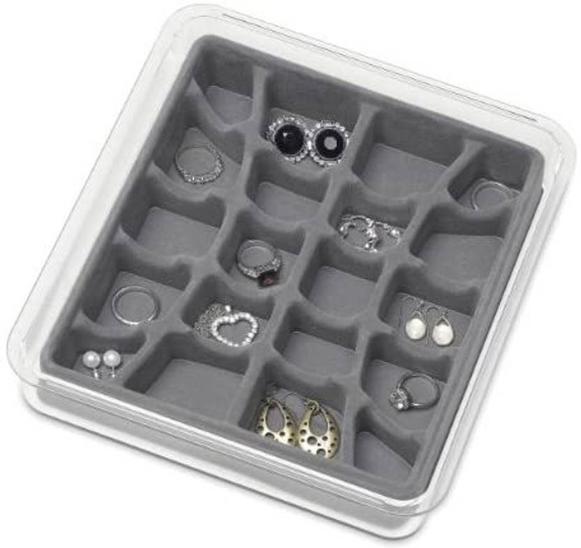 Whitmor Stackable Jewelry Tray 20Section Stackable Jewelry Tray 20