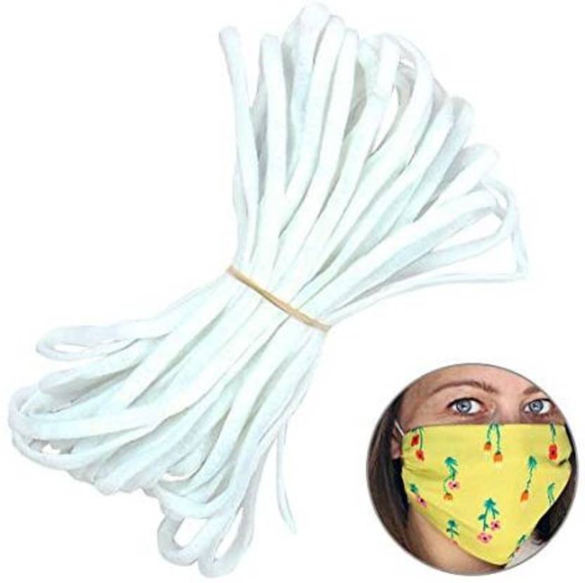 Craftables 1/8" Quality Durable Elastic Band For Face Mask 5 Yards