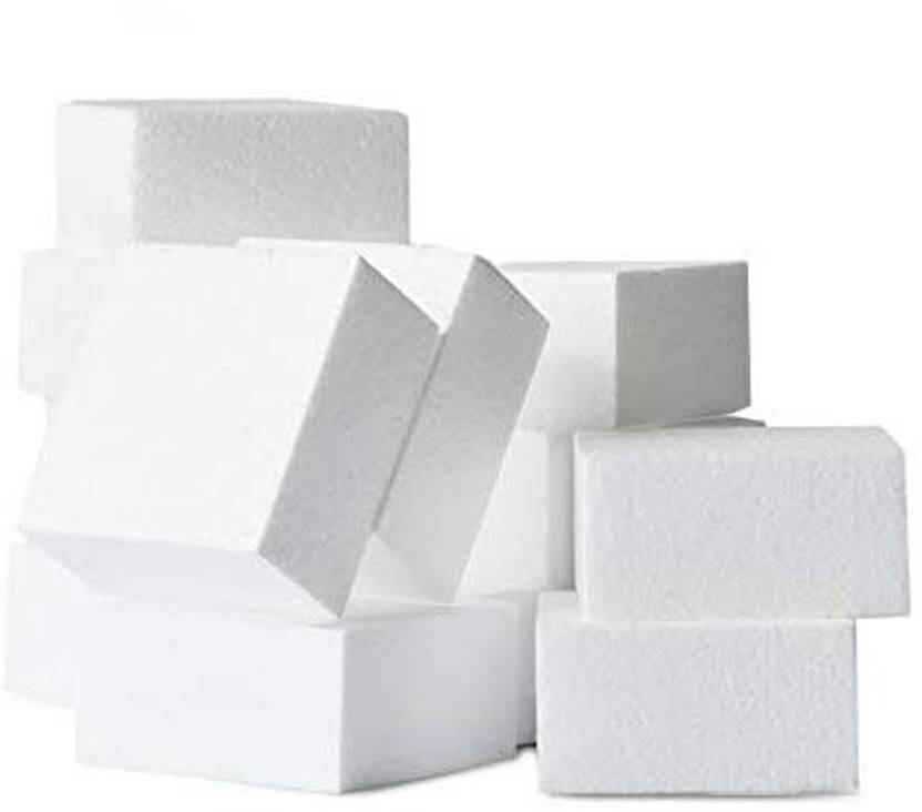 Matican Styrofoam Blocks, 12Count Smooth Polystyrene Foam Blocks For