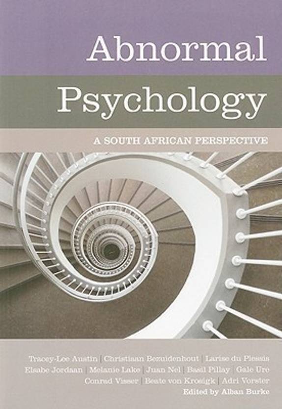 Abnormal Psychology A South African Perspective Buy Abnormal