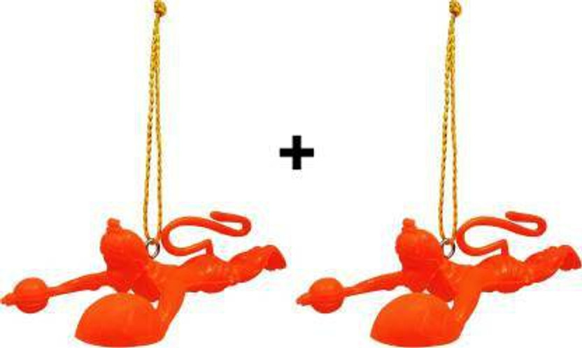 Qweezer Qweezer New Hindu God Idol Flying Hanuman Ji (Pack of 2) Car Hanging Ornament Car Hanging Ornament(Pack of 2) - Flipkart Deal
