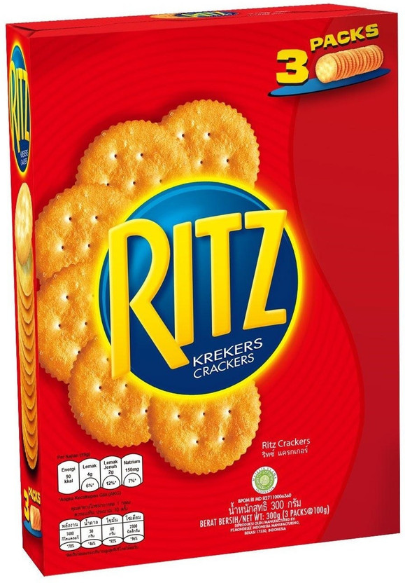 Mondelez International Ritz Crackers,300g Sweet & Salty Biscuit(300 g)