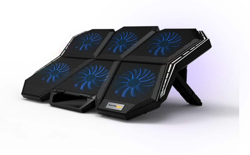 Cosmic Byte Meteroid Ergonomic Cooling Pad with Adjustable Height(Blue)