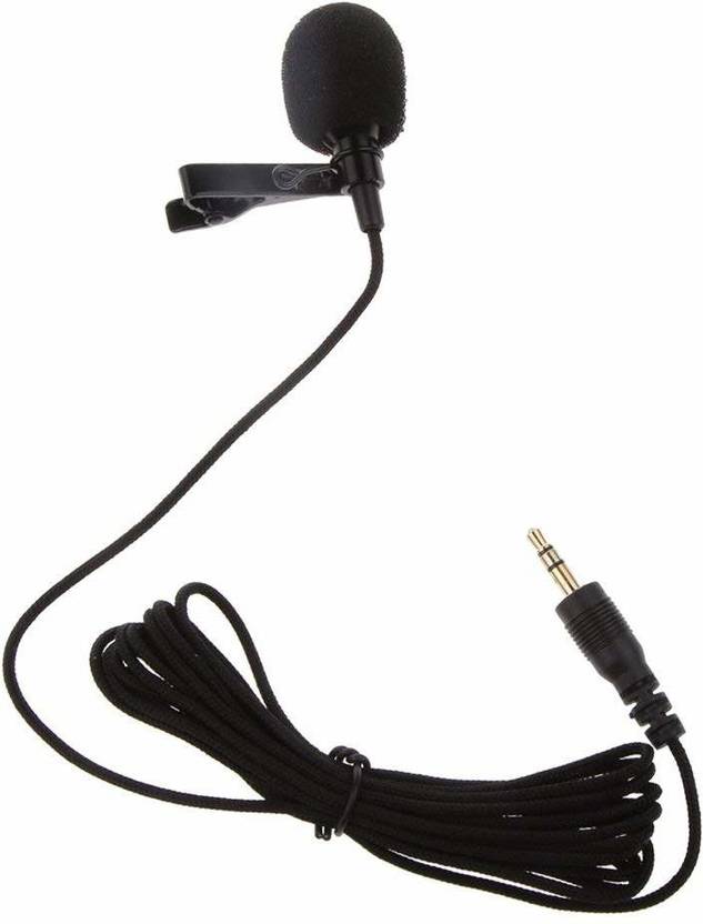 Zabolo Collar Mic Clip on Microphone 3.5mm for Lectures, Teaching