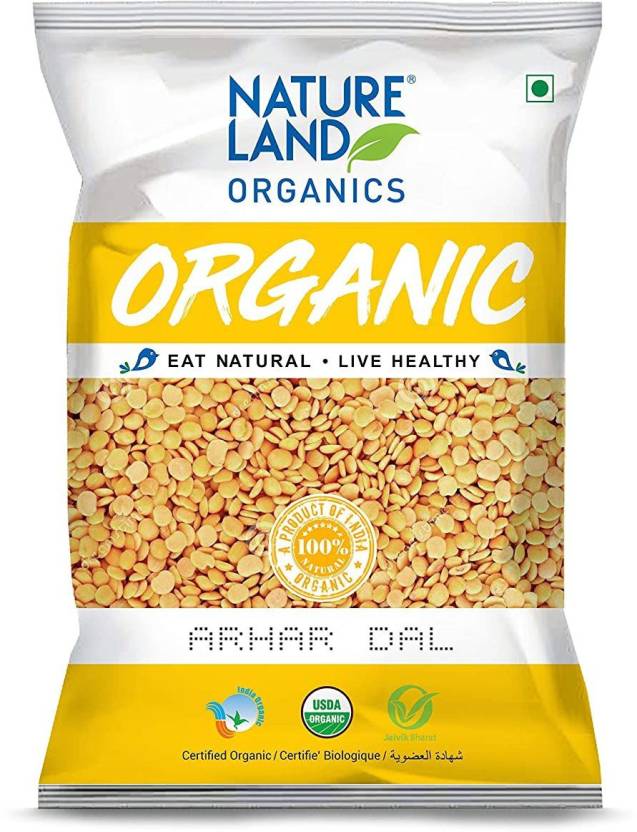 Natureland Organics Yellow Toor/Arhar Dal (Whole) Price in India - Buy ...