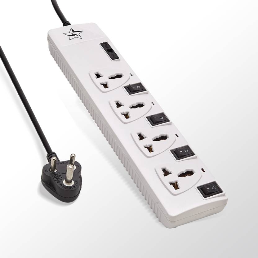 Flipkart SmartBuy Extension Switch Board with 4 Sockets 4 Switches 4