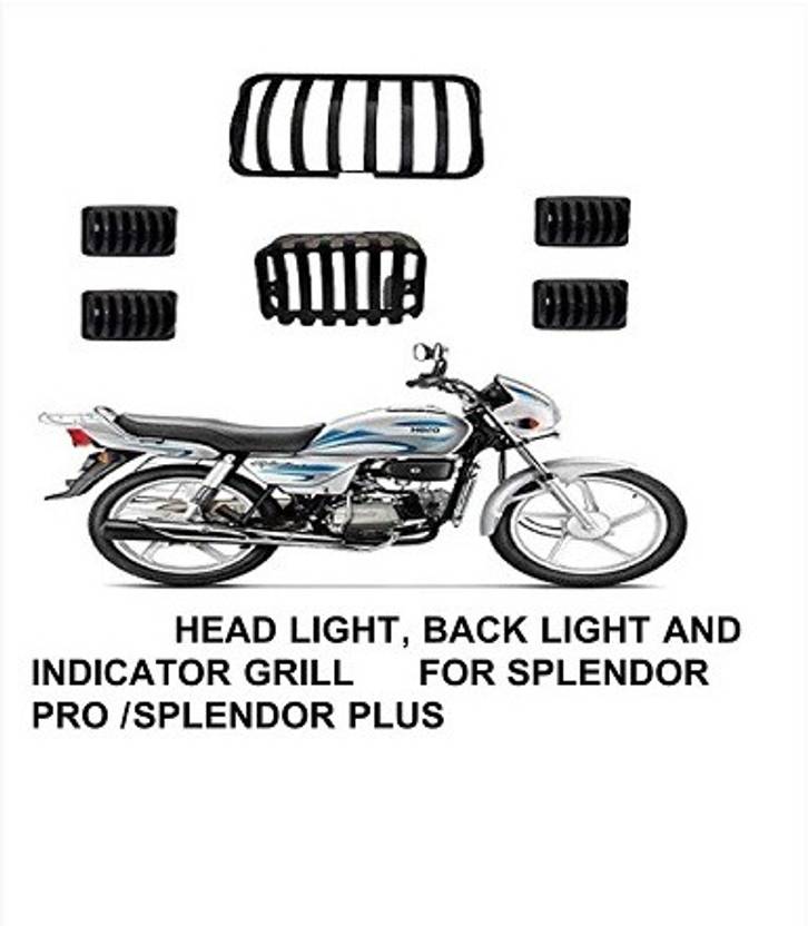 SRPHERE SPLENDOR FULL HEADLIGHT AND INDICATOR GRILL Bike Headlight