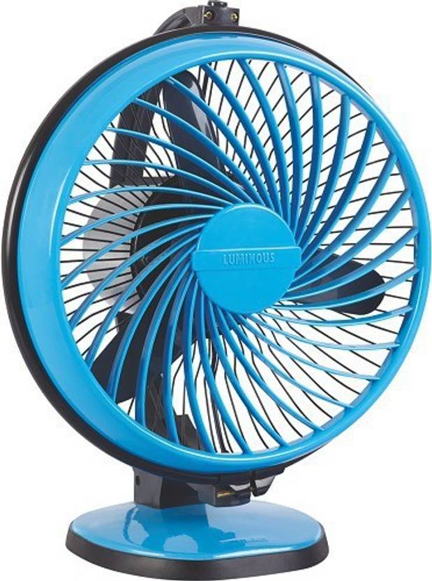 LUMINOUS Buddy 230mm Personal Fan (Aqua Blue) 230 mm 3 Blade Wall Fan