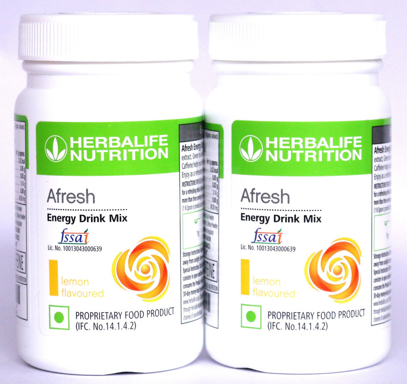 Herbalife Nutrition AFRESH ENERGY DRINK LEMON FLAVOUR Energy Bars(100 g, LEMON)