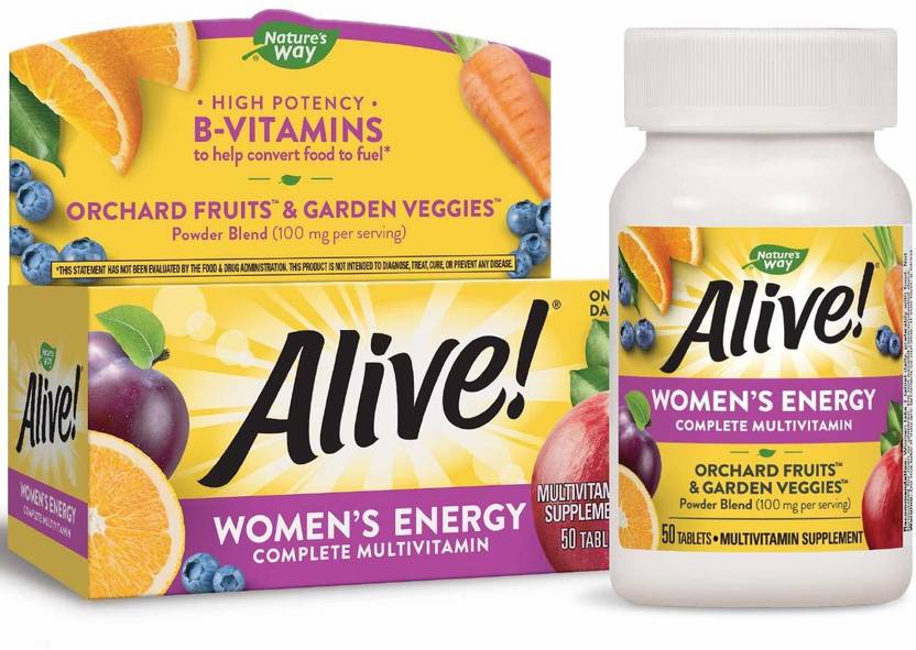 Nature's Way Alive! Women Energy, MultivitaminMultimineral, 50 Tablets