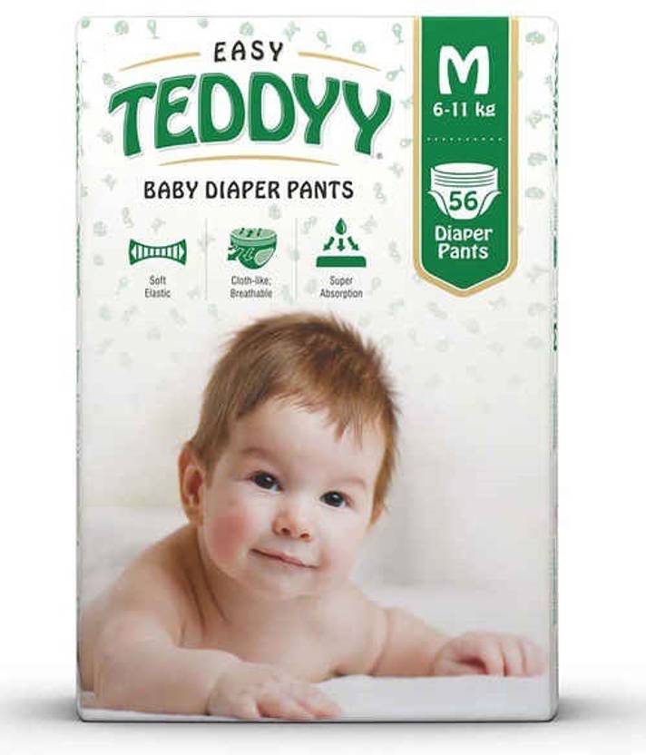 RameshwarEnterprises Teddyy EASY Baby Diaper Pants Medium M (56