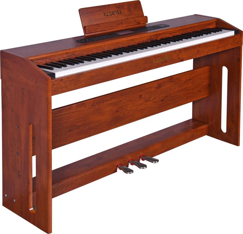 KADENCE DP02W Digital Piano, Heavy Weighted 88 Keys with Indian Tone, w