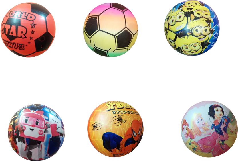 AutoVHPR Pack of 6 Very Light Weight Rubber Handballs for Small Kids