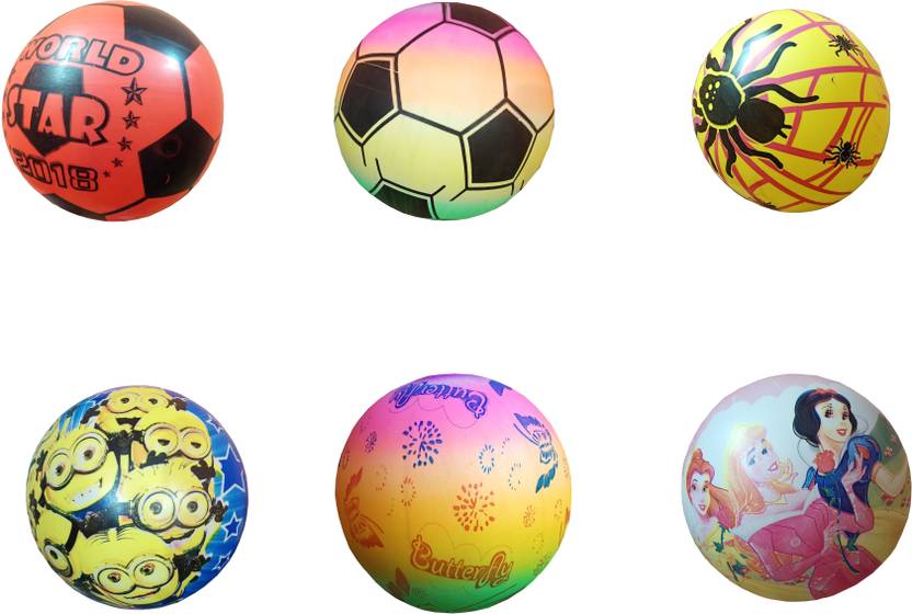 AutoVHPR Pack of 6 Very Light Weight Rubber Handballs for Small Kids