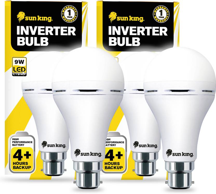 Sun king 9W Super Bright LED Light Inverter Rechargeable Bulbs for Home