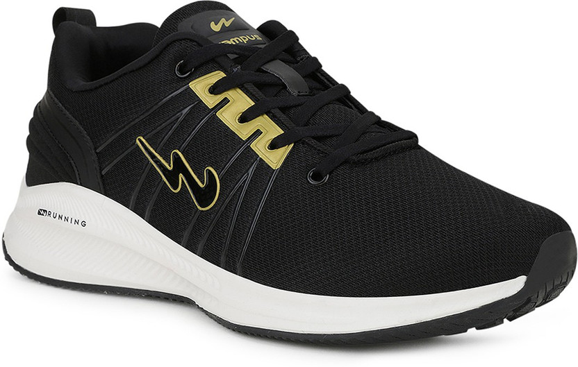 Campus shoes black colour price Clearance