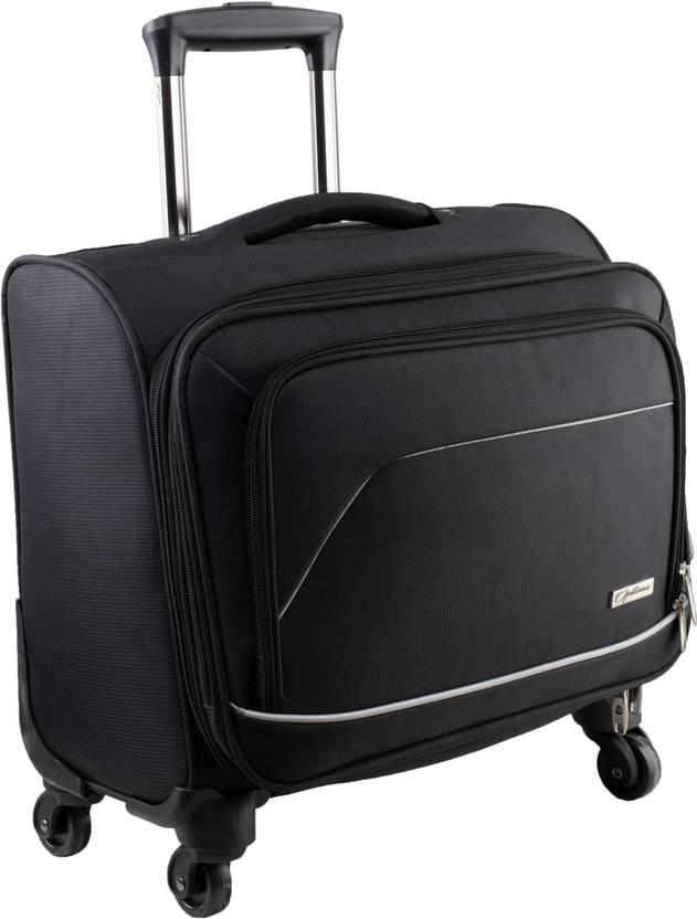 Optima Four Wheel Cabin Suitcase 22 inch Black Price in India