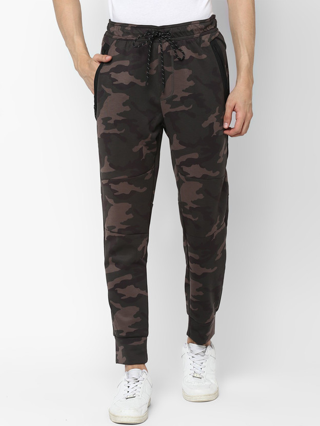 Relaxed Men Green Trousers 