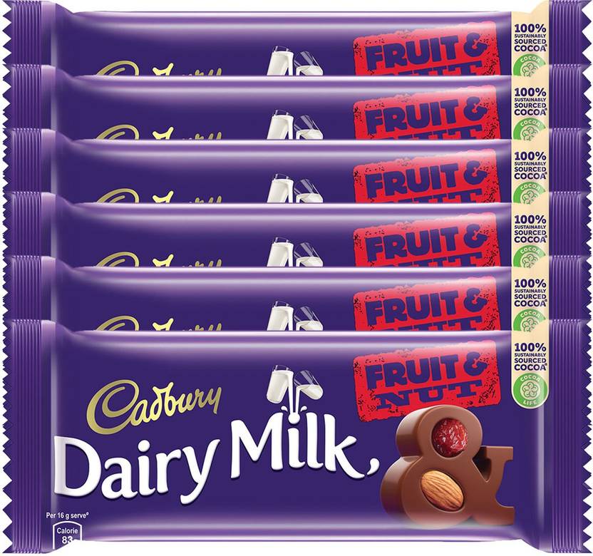 Cadbury Dairy Milk Fruit and Nut Chocolate Bars Price in India Buy