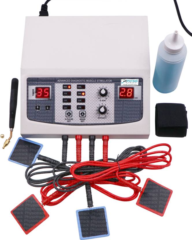 Physiotrack Muscle Stimulator 4 Channel with 4 Pin Electrotherapy