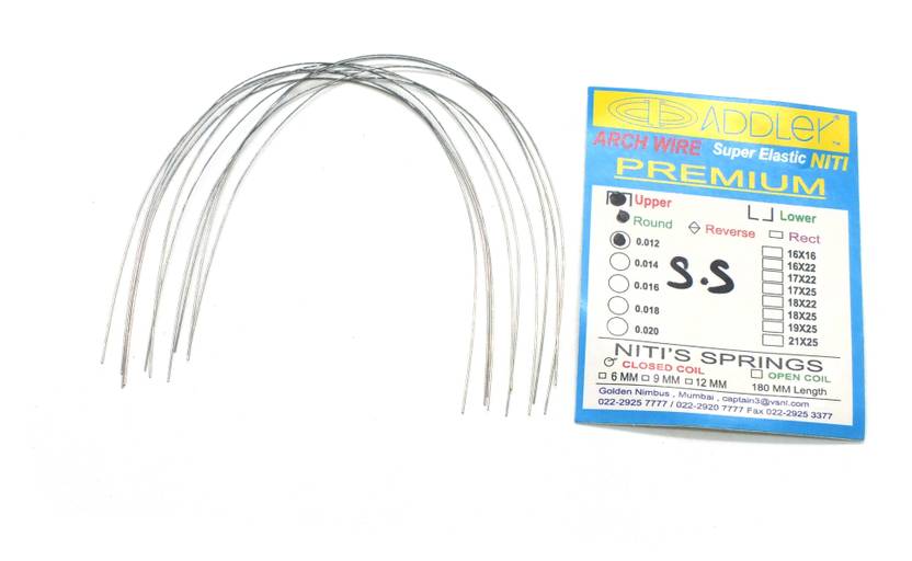 ADDLER ORTHO DENTAL Wire Stainless Steel (SS) Premium Super Elastic