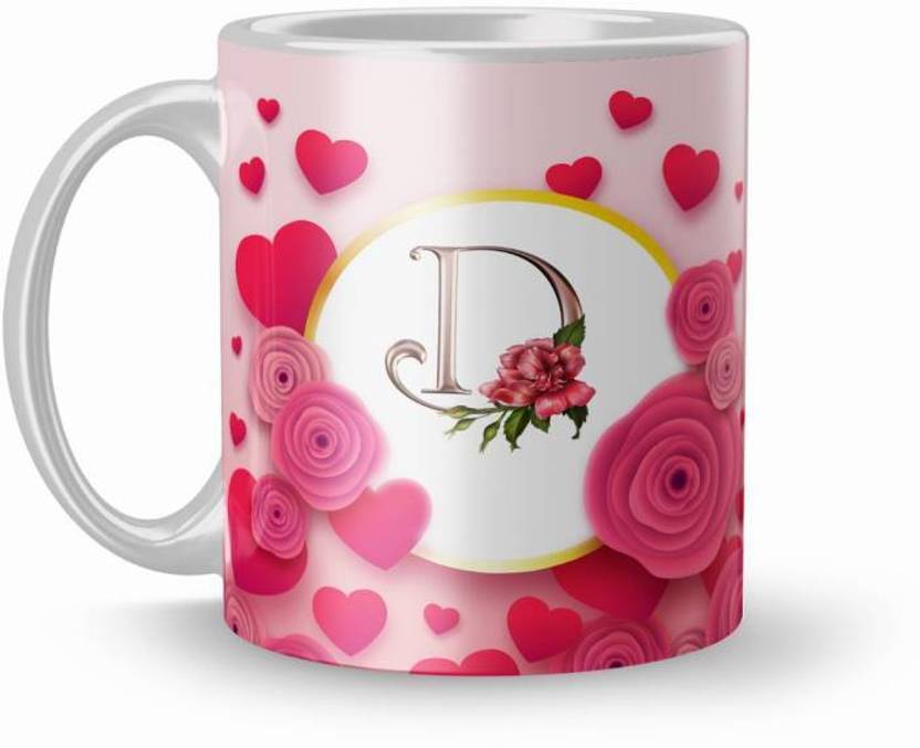 RS CASE Letter D Alphabet Best Gift for Friends Who's Name Start With D