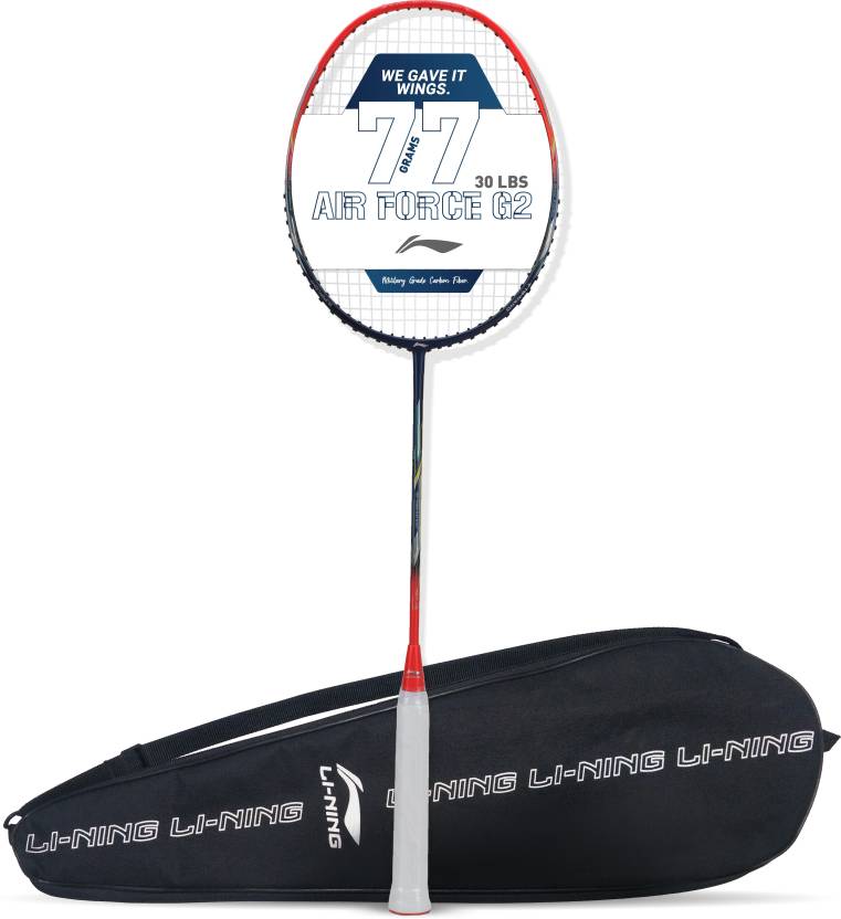 LI-NING AIR-FORCE 77 G2 Blue, Red Strung Badminton Racquet - Buy LI ...