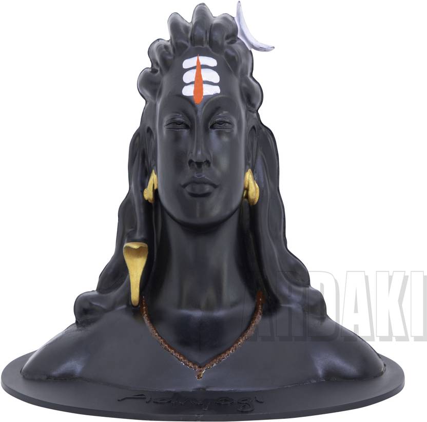 ARDAKI Adiyogi Shiva Statue for Car Dashboard Home Décor, Positive Energy Pooja & Gift, Adiyogi