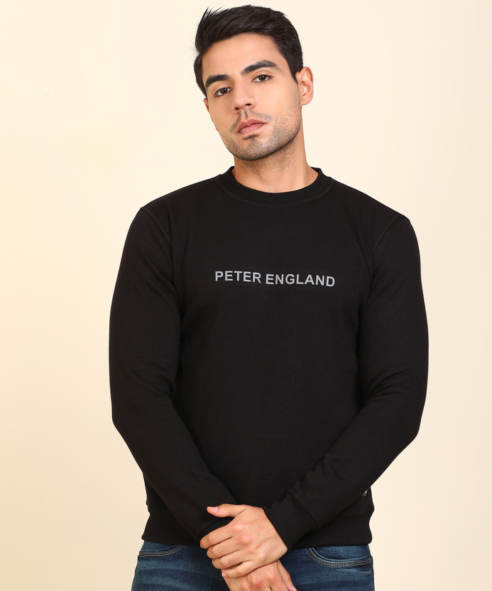 Peter england sweatshirt black Clearance