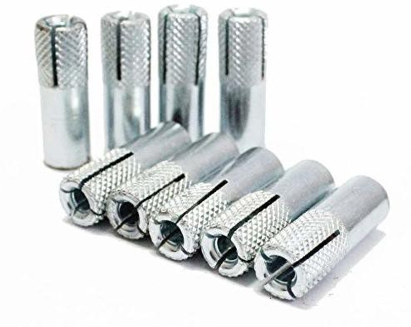 A C Engineers Silver bullet fasteners drop in anchor fastener 10 mm (Pack of 10 Pcs) Drop-In Anchor(5 cm)