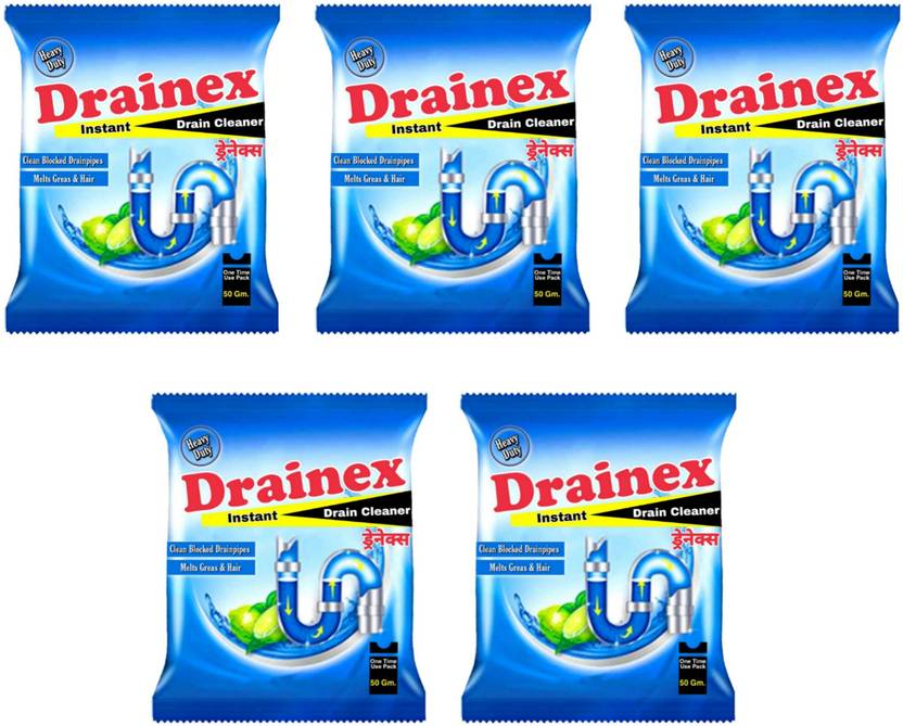 Drainex instant rapid action drain cleaner pack of 5 Powder Drain