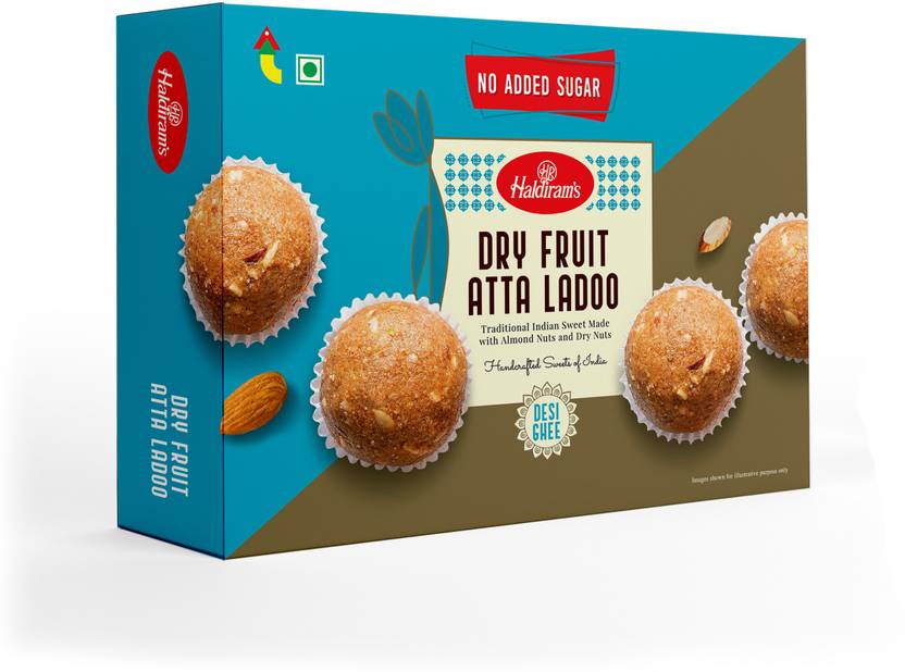 Haldiram's Dry Fruit Atta Ladoo Sugar Free (400 g) Box Price in India