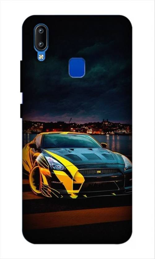 ANGELSKY Back Cover for VIVO Y91 ( sports car) PRINTED BACK COVER