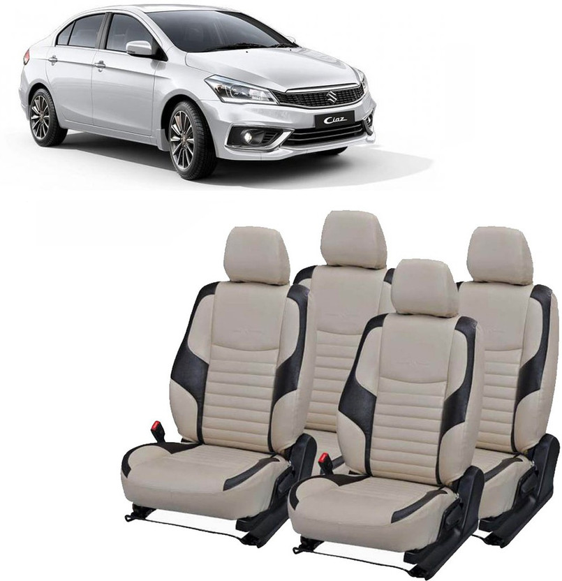 JMDi Leatherette Car Seat Cover For Maruti Ciaz(Mono Back Seat, 5 Seater, 2 Back Seat Head Rests)