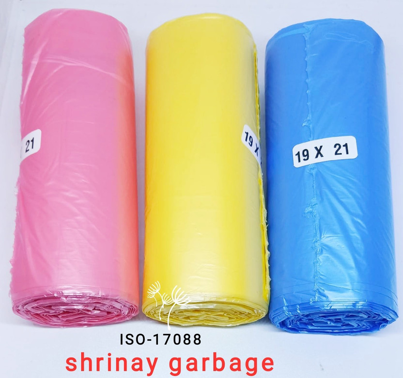 JJBROTHER garbage polythene mixed Medium 14 L Garbage Bag  Pack Of 90(90Bag )